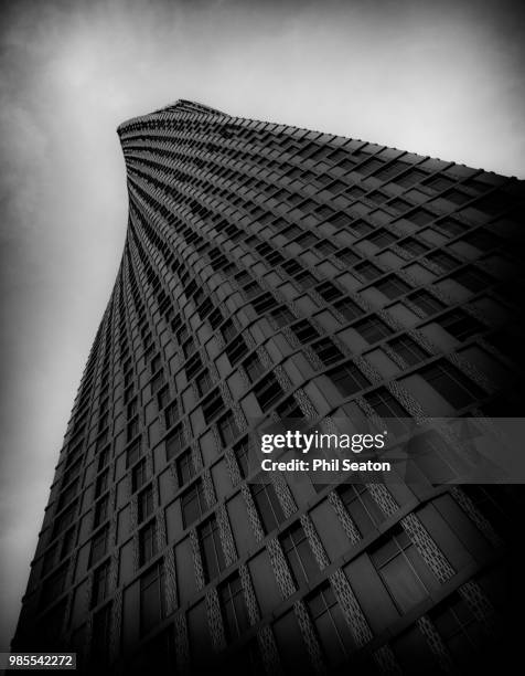 cayan tower 2 - cayan tower stock pictures, royalty-free photos & images