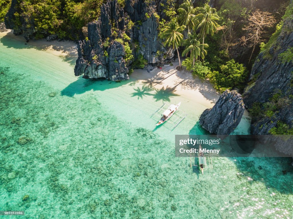 Palawan El Nido Entalula Island Beach Philippines