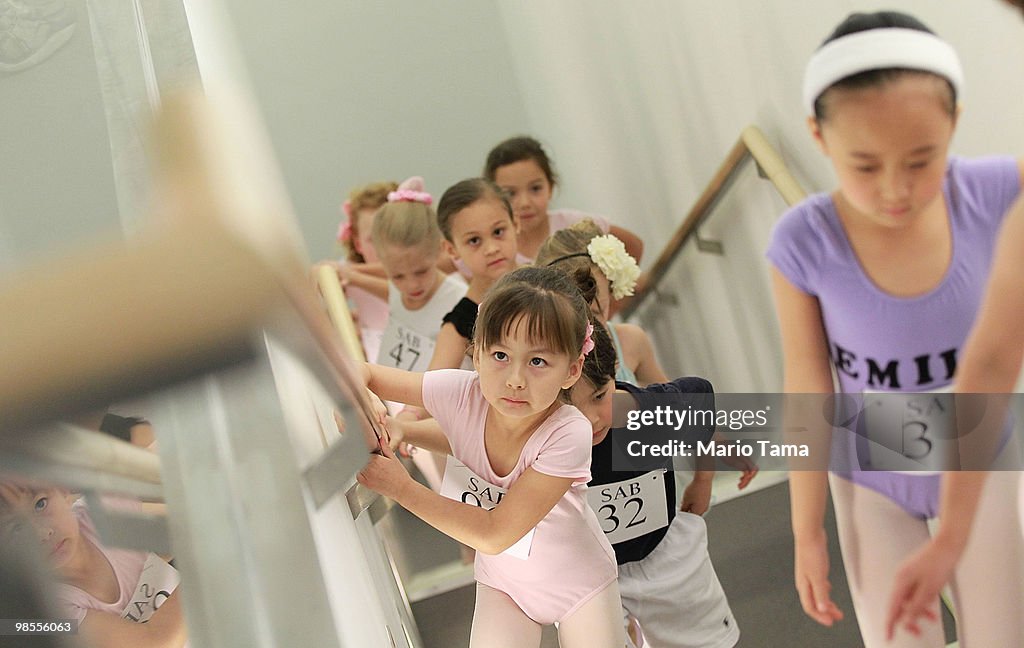 School of American Ballet Holds Tryouts For Kids