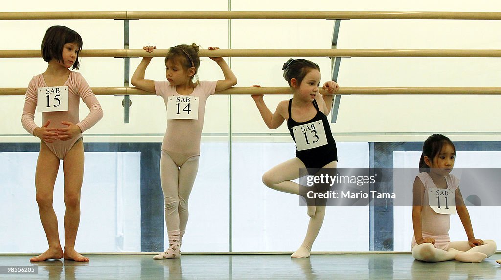 School of American Ballet Holds Tryouts For Kids