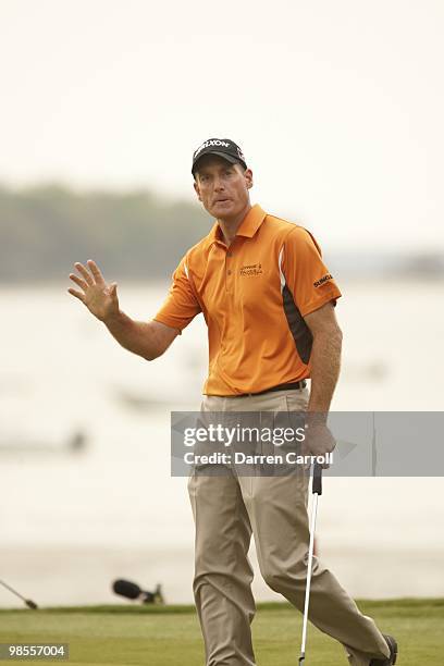 Verizon Heritage: Jim Furyk during Saturday play at Harbour Town Golf Links. Hilton Head, SC 4/17/2010 CREDIT: Darren Carroll