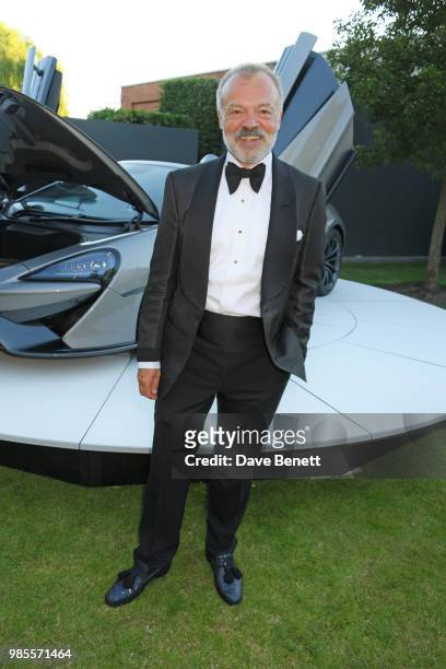 Graham Norton attends the Argento Ball for the Elton John AIDS Foundation in association with BVLGARI & Bob and Tamar Manoukian on June 27, 2018 in...