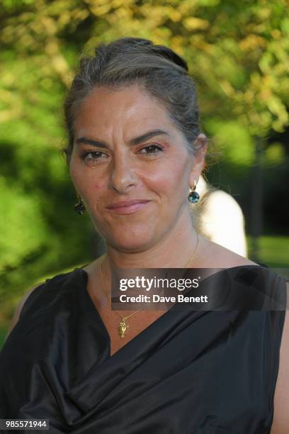 Tracey Emin attends the Argento Ball for the Elton John AIDS Foundation in association with BVLGARI & Bob and Tamar Manoukian on June 27, 2018 in...