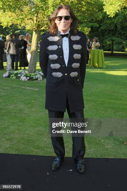 George Blodwell attends the Argento Ball for the Elton John AIDS Foundation in association with BVLGARI & Bob and Tamar Manoukian on June 27, 2018 in...