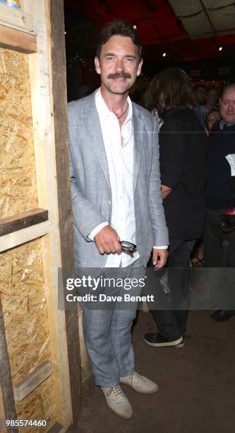 Dougray Scott attends a special performance of "The Jungle in honour of AA Gill hosted by The Sunday Times at Playhouse Theatre on June 27, 2018 in...