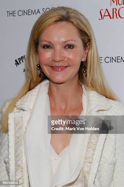 Actress Joan Allen attends The Cinema Society screening of "Multiple Sarcasms" at AMC Loews 19th Street on April 19, 2010 in New York City.