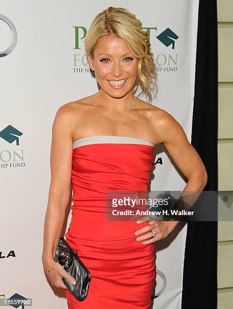 Personality Kelly Ripa attends The Point Foundation's 3rd Annual Point Honors New York Gala at The Pierre Hotel on April 19, 2010 in New York City.