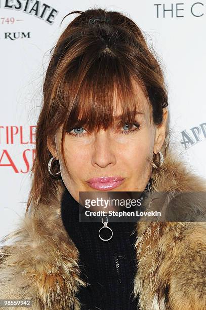 Actress/model Carol Alt attends The Cinema Society screening of "Multiple Sarcasms" at AMC Loews 19th Street on April 19, 2010 in New York City.