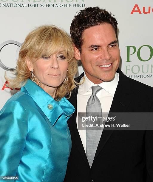Actress Judith Light and Point Foundation CEO Jorge Valencia attend The Point Foundation's 3rd Annual Point Honors New York Gala at The Pierre Hotel...