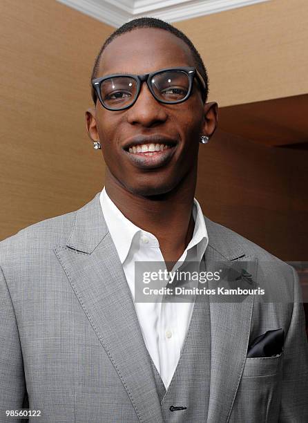 Player Hasheem Thabeet attends the Tanzania Education Trust New York Gala hosted by President Jakaya Kikwete of the United Republic of Tanzania at...