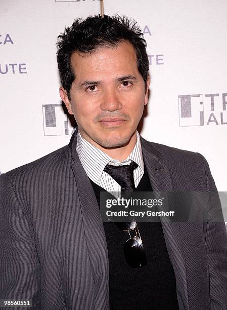 Actor John Leguizamo attends the TAA Kick Off Event at the 9th Annual Tribeca Film Festival at Hiro Ballroom at The Maritime Hotel on April 19, 2010...