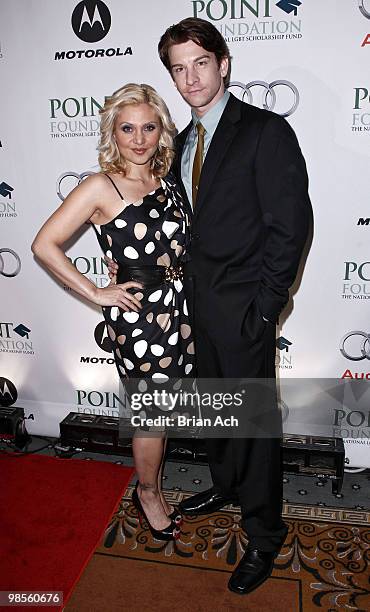 Actress Orfeh and actor Andy Karl attend The Point Foundation's 3rd Annual Point Honors New York Gala at The Pierre Hotel on April 19, 2010 in New...