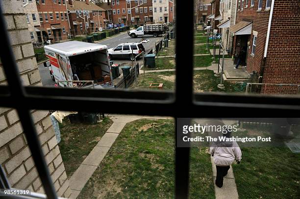Alexandria,VA Hattie Thompson lived in the James Blanding Public Housing project and is being forced to move to other low income housing pictured...
