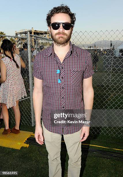 Exclusive* Danny Masterson backstage during Day 1 of the Coachella Valley Music & Arts Festival 2010 held at the Empire Polo Club on April 16, 2010...