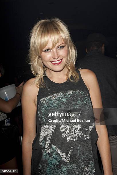 Actress Malin Akerman attends Music Loves Fashion and House of Hype at Coachella 2010 - Day 3 on April 18, 2010 in Palm Springs, California.