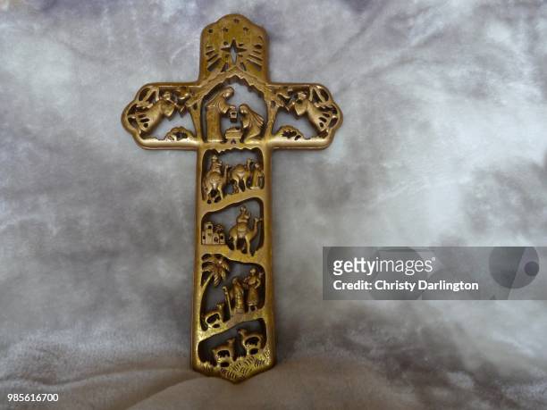 christmas nativity cross - circa 7th century stock pictures, royalty-free photos & images