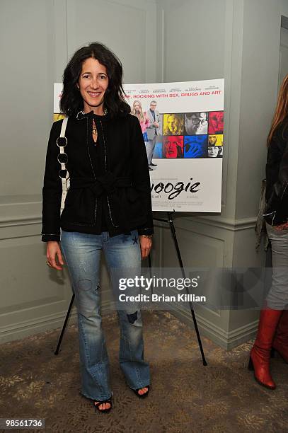 Socialite Amanda Ross attends a "Boogie Woogie" pre-screening cocktail party at Soho House on April 19, 2010 in New York City.