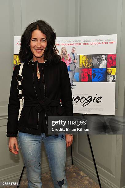 Socialite Amanda Ross attends a "Boogie Woogie" pre-screening cocktail party at Soho House on April 19, 2010 in New York City.