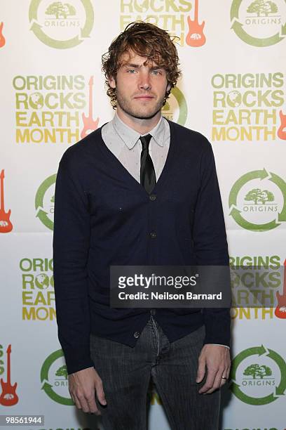 Recording artist Jon McLaughlin attends the Macy Gray concert benefiting Origins Global Earth Initiatives at Webster Hall on April 19, 2010 in New...