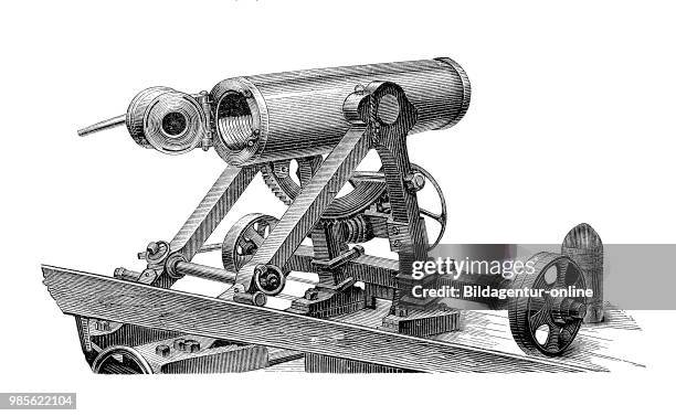 Cannon from the 19th century and earlier: Deutscher 15 cm Belagerung- und Festungsmoerser, A mortar is an indirect fire device that launches...
