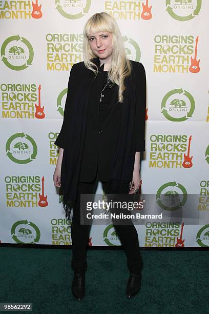 Court attends the Macy Gray concert benefiting Origins Global Earth Initiatives at Webster Hall on April 19, 2010 in New York City.