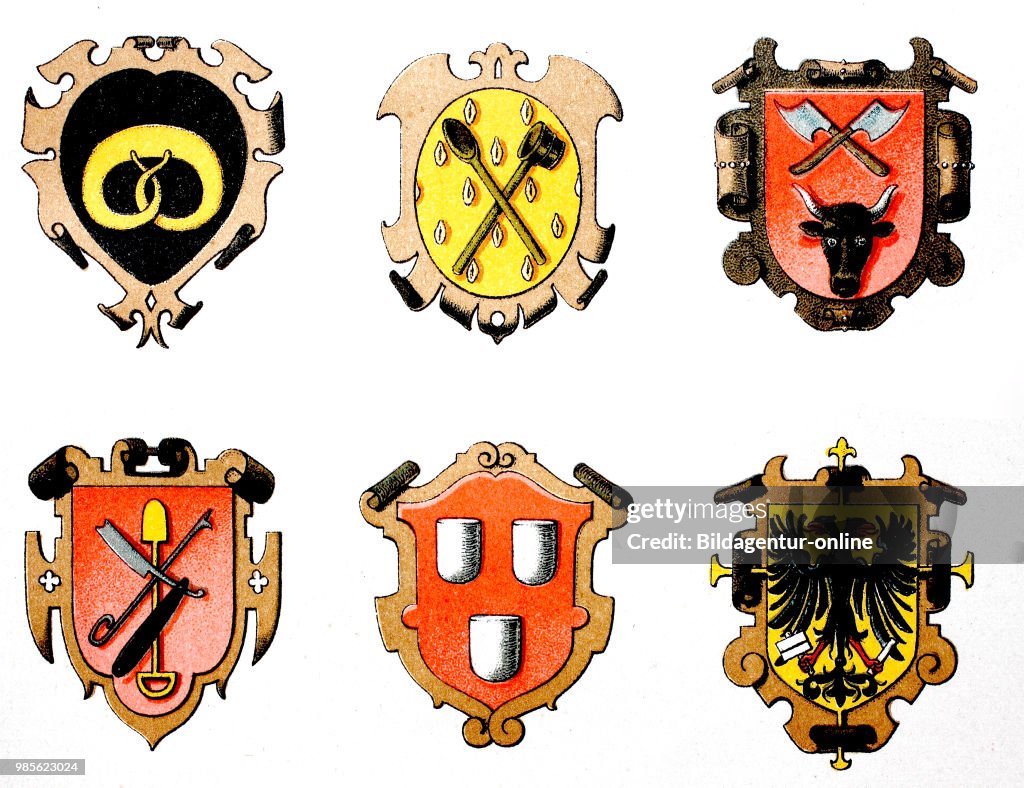 Craft Guild Examples Medieval Craft Guild Symbols