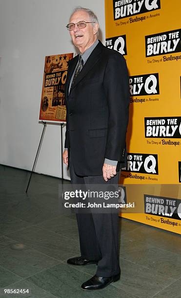 Alan Alda attends the special screening of "Behind the Burly Q" at MOMA on April 19, 2010 in New York City.