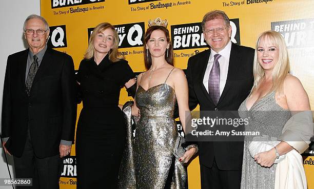 Actor Alan Alda, actress Sharon Stone, director Leslie Zemeckis, producer Robert Zemeckis and producer Sheri Hellard attend the special screening of...