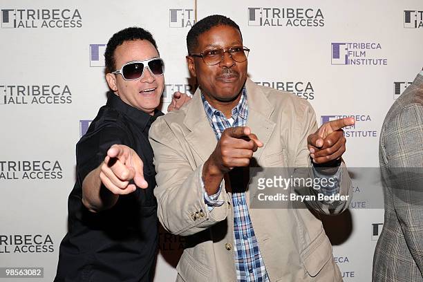 Christopher "Kid" Reid and Christopher "Play" Martin of Kid 'N Play attend the Tribeca All Acces kick off during the 2010 Tribeca Film Festival at...
