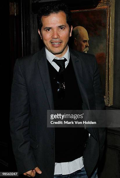 Actor John Leguizamo attends the after party for the Cinema Society screening of "Multiple Sarcasms" at The Lion on April 19, 2010 in New York City.