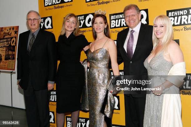 Actor Alan Alda, actress Sharon Stone, director Leslie Zemeckis, producer Robert Zemeckis and producer Sheri Hellard attend the special screening of...