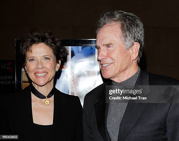 Annette Bening and Warren Beatty arrive to the Los Angeles premiere of "Mother & Child" held at the Egyptian Theatre on April 19, 2010 in Hollywood,...