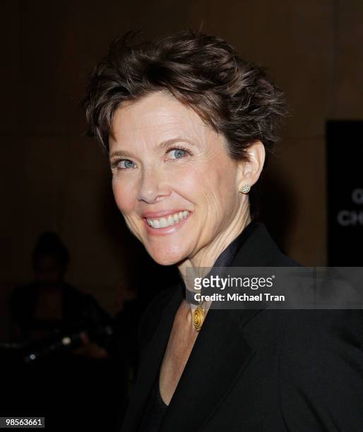 Annette Bening arrives to the Los Angeles premiere of "Mother & Child" held at the Egyptian Theatre on April 19, 2010 in Hollywood, California.
