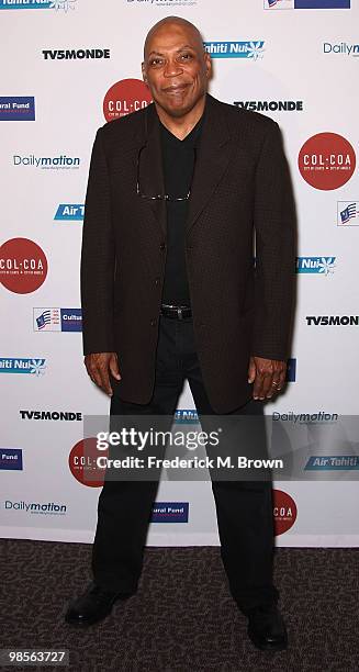 Director Paris Barclay attends the 14th annual City of Lights, City of Angeles Film Festival at the Directors Guild of America on April 19, 2010 in...