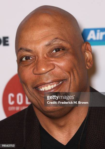 Director Paris Barclay attends the 14th annual City of Lights, City of Angeles Film Festival at the Directors Guild of America on April 19, 2010 in...