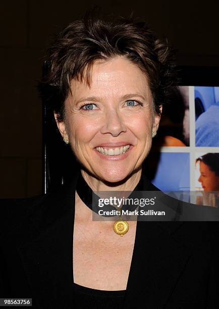 Actress Annette Bening arrives at the "Mother And Child" Los Angeles premiere held at the Egyptian Theatre on April 19, 2010 in Hollywood, California.