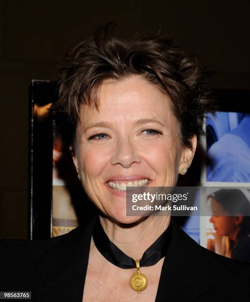 Actress Annette Bening arrives at the "Mother And Child" Los Angeles premiere held at the Egyptian Theatre on April 19, 2010 in Hollywood, California.