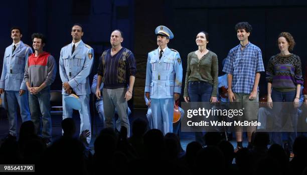 Etai Benson, AriÕel Stachel, Andrew Polk, Sasson Gabay, Katrina Lenk, John Cariani, Kristen Sieh, Adam Kantor and cast during Sasson GabayÕs first...