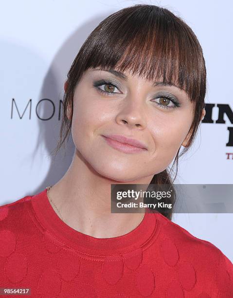 Actress Christina Ricci arrives at the Los Angeles Premiere "Inglourious Basterds" held at Grauman's Chinese Theatre on August 10, 2009 in Hollywood,...