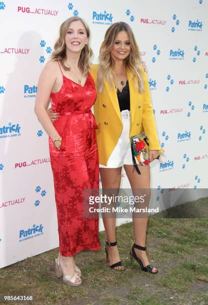 Beattie Edmondson and Emily Atack attend the UK premiere of 'Patrick' at on June 27, 2018 in London, England.