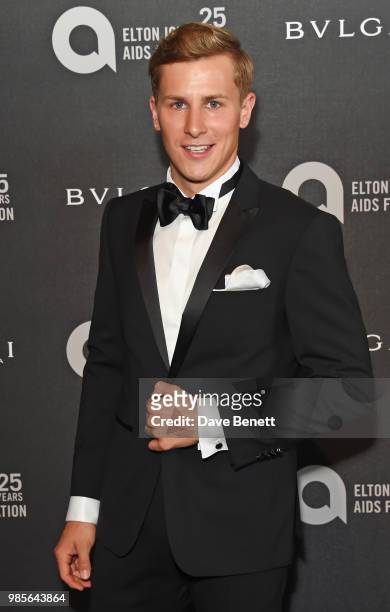 Lukas Sauer attends the Argento Ball for the Elton John AIDS Foundation in association with BVLGARI & Bob and Tamar Manoukian on June 27, 2018 in...