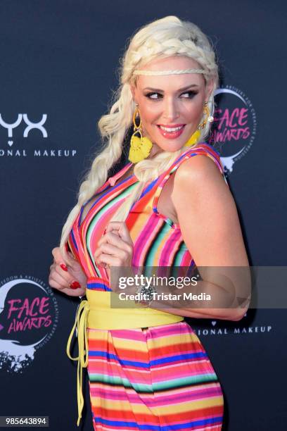 Daniela Katzenberger attends the NYX Face Awards 2018 on June 27, 2018 in Berlin, Germany.