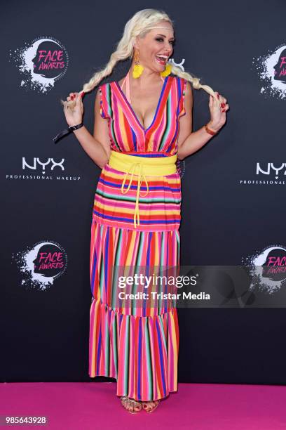 Daniela Katzenberger attends the NYX Face Awards 2018 on June 27, 2018 in Berlin, Germany.