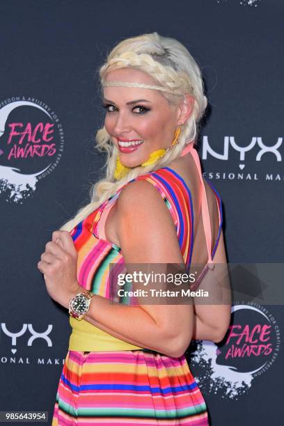 Daniela Katzenberger attends the NYX Face Awards 2018 on June 27, 2018 in Berlin, Germany.