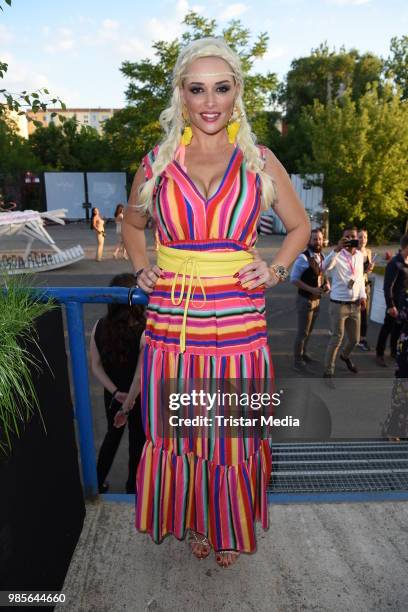 Daniela Katzenberger attends the NYX Face Awards 2018 on June 27, 2018 in Berlin, Germany.