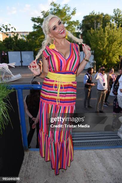 Daniela Katzenberger attends the NYX Face Awards 2018 on June 27, 2018 in Berlin, Germany.