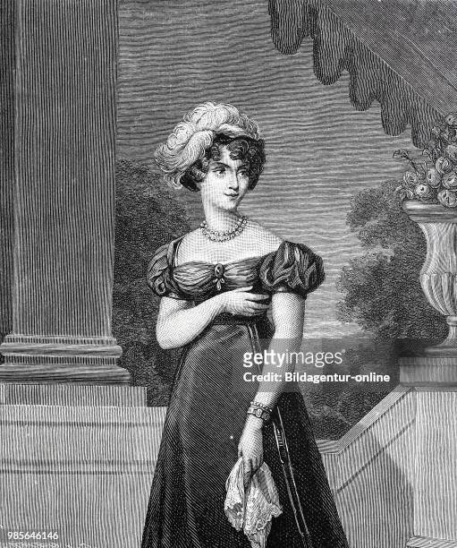 Marie-Caroline de Bourbon-Sicile, duchesse de Berry, Maria Carolina Ferdinanda Luise, 5 November 1798 - 17 April 1870, was an Italian princess of the...