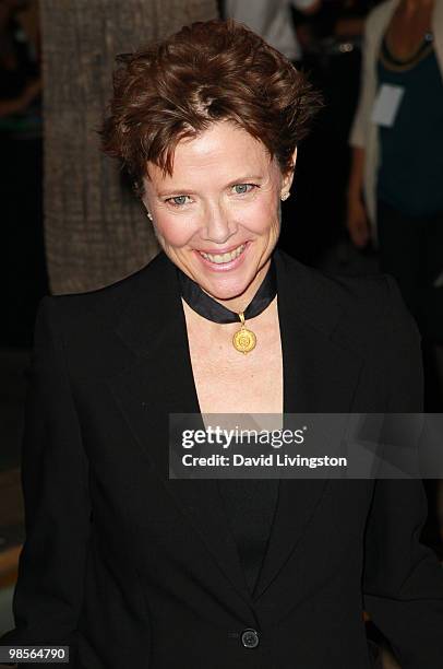 Actress Annette Bening attends the premiere of Sony Pictures Classics' "Mother and Child" at the Egyptian Theater on April 19, 2010 in Los Angeles,...