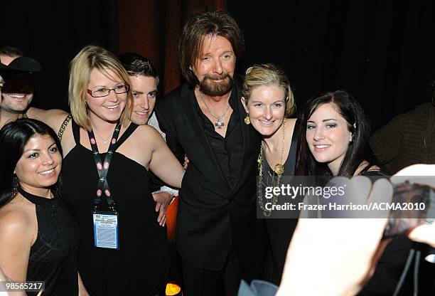 Musician Ronnie Dunn with guest attend the post show reception for Brooks & Dunn's The Last Rodeo show at the MGM Grand Garden Arena on April 19,...