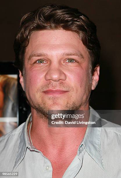 Actor Marc Blucas attends the premiere of Sony Pictures Classics' "Mother and Child" at the Egyptian Theater on April 19, 2010 in Los Angeles,...